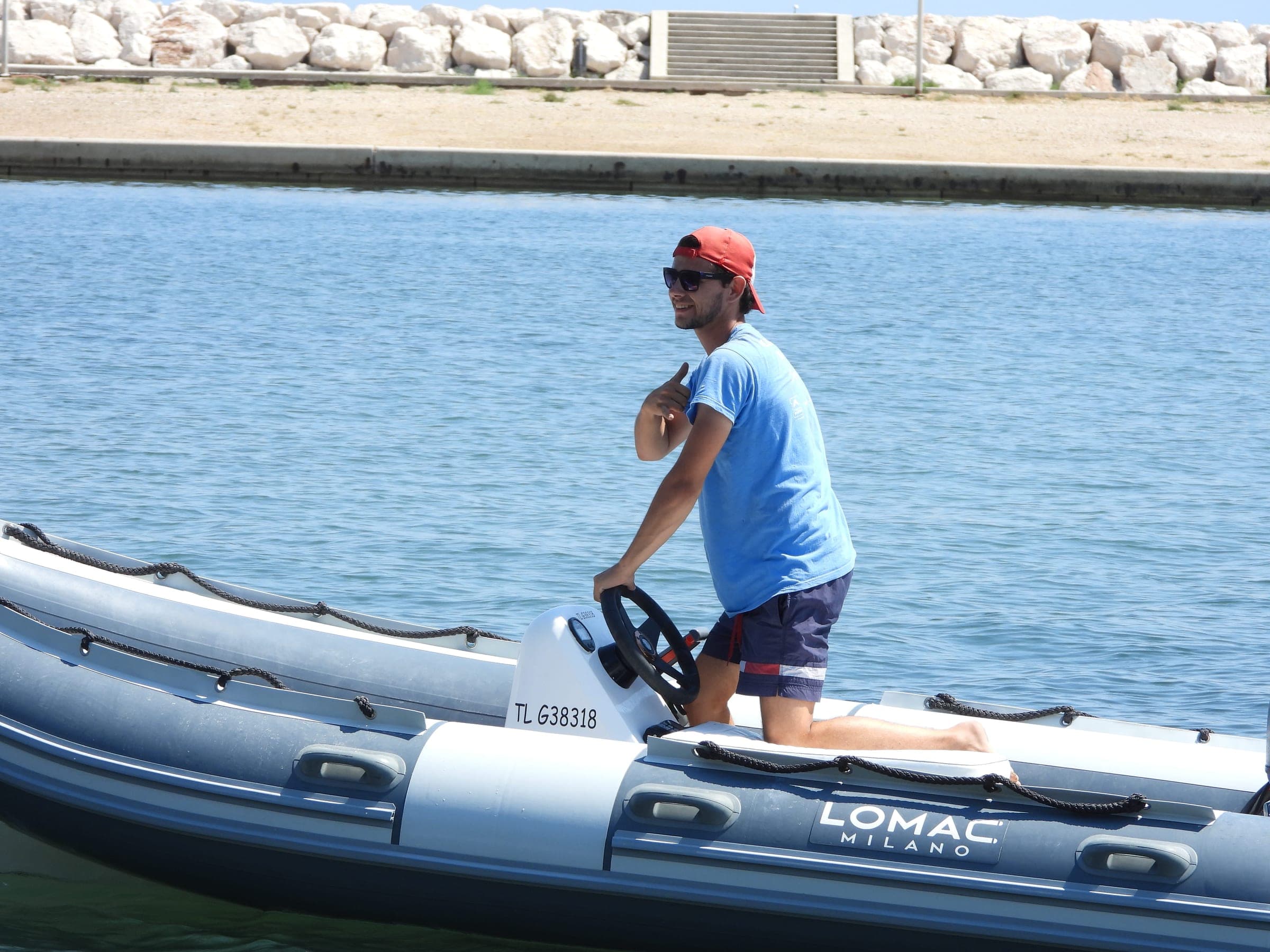 navigation — pilotage du semi-rigide